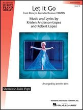 Let It Go piano sheet music cover